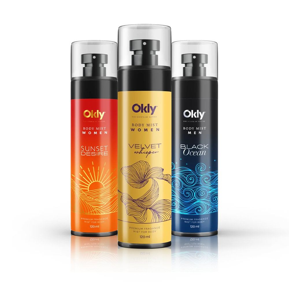 Presentaciones Body Mist OKLY