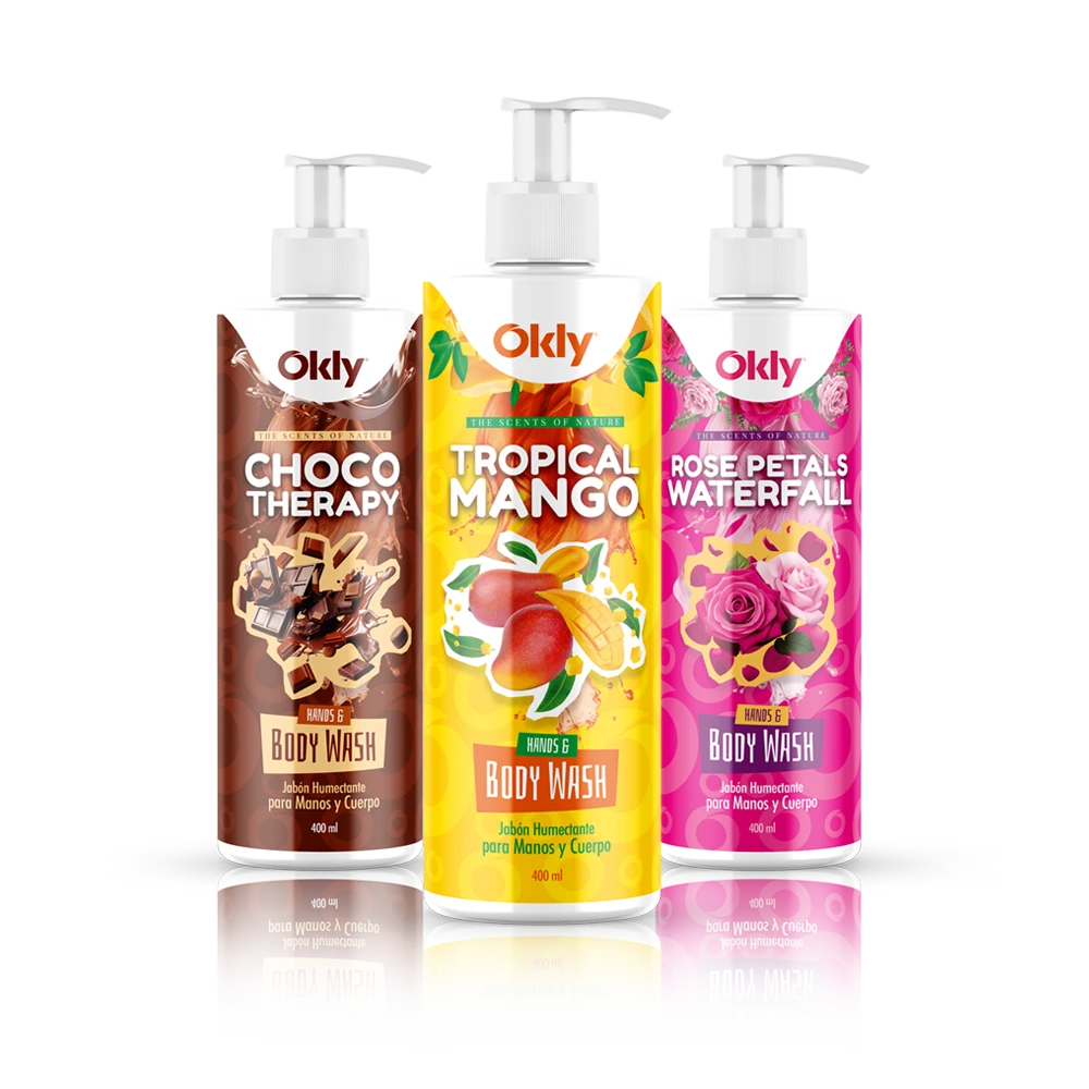 Presentaciones Hands & Body Wash OKLY